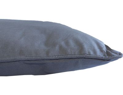 Coussin en coton coloré Salsa 45 cm (Gris anthracite)