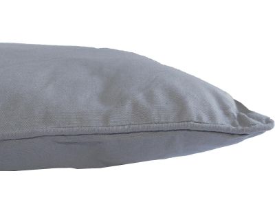 Coussin en coton coloré Salsa 45 cm (Gris Clair)