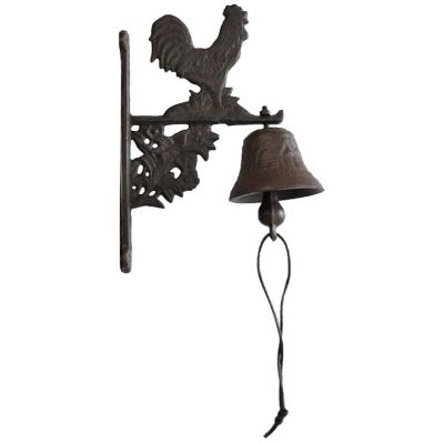 CLOCHE DE PORTE En Fonte Rostotique Son Nostalgique Cloche De Jardin