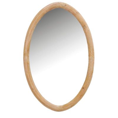 Rare Paire de Miroirs Ovales - Milieu XIXe - Antiquités Lecomte