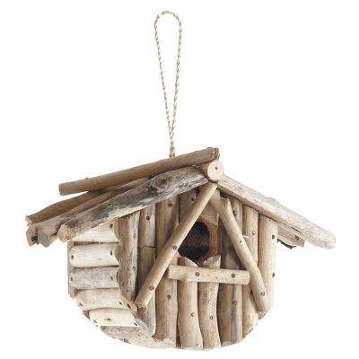 Nichoir Déco Marine En Bois Flotté - Sculpture Naturelle (Neuf)
