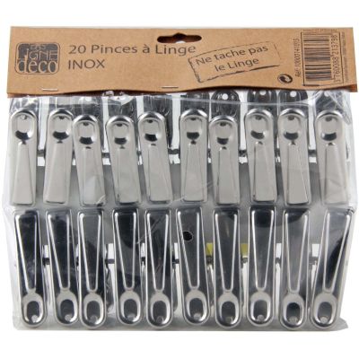 Lot De 30 Pinces à Torchons – Pinces Métalliques 5 Couleurs