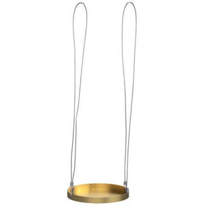 Support à Plantes Rond à Suspendre Vert (diamètre De 14 Cm