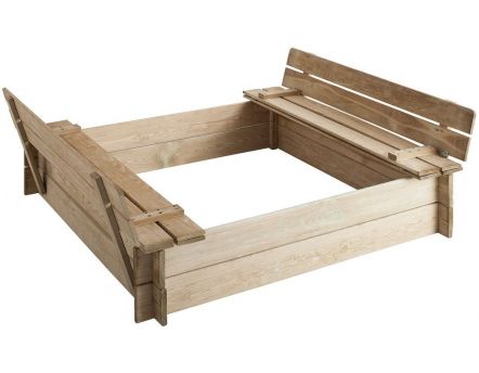 Bac à sable avec Bancs intégrés