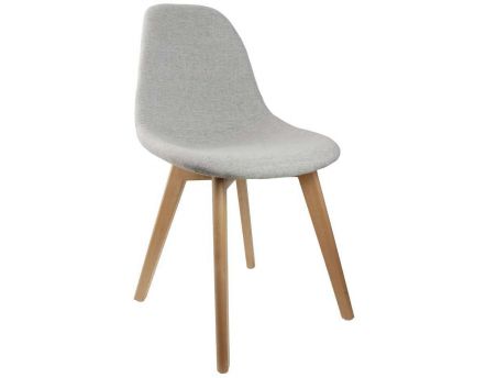 En Et Pieds Scandinave Chaise Boisgris Tissu H9W2YEDI