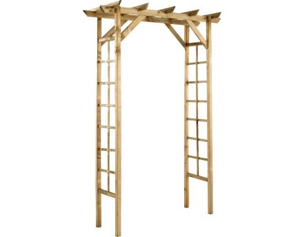 Arche double droite en pin autoclave (Longueur 140cm)