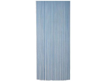 Rideau fil de porte en polyester (bleu) Rideau fil de porte en polyester (bleu)