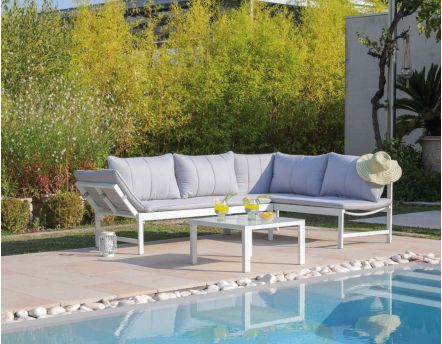 Salon de jardin en aluminium - Jardindeco