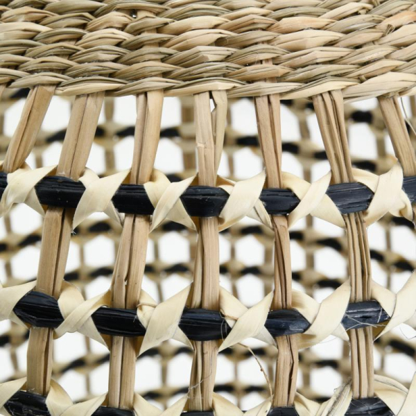 Abat-jour à suspendre en jonc naturel ajouré - AUBRY GASPARD