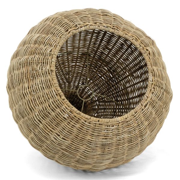 Abat-jour suspension boule en poelet - AUB-2247