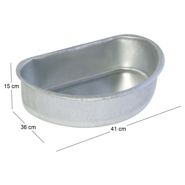 Abreuvoir-mangeoire demi-lune - KERBL