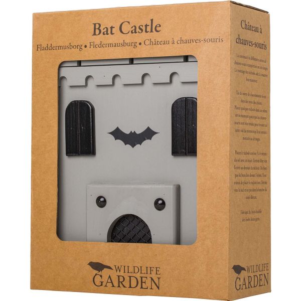 Abri château à chauve-souris en bois - WII-0100