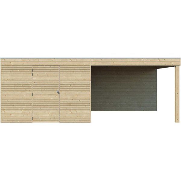 Abri de jardin 300 x 300 cm Qube - GARDENAS