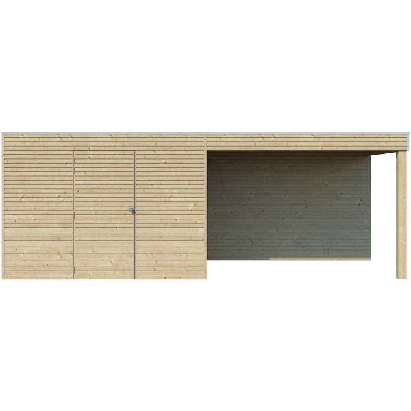 Abri de jardin 300 x 210 cm Qube - GARDENAS