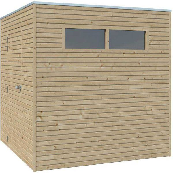 Abri de jardin 210 x 210 cm Qube - 2349