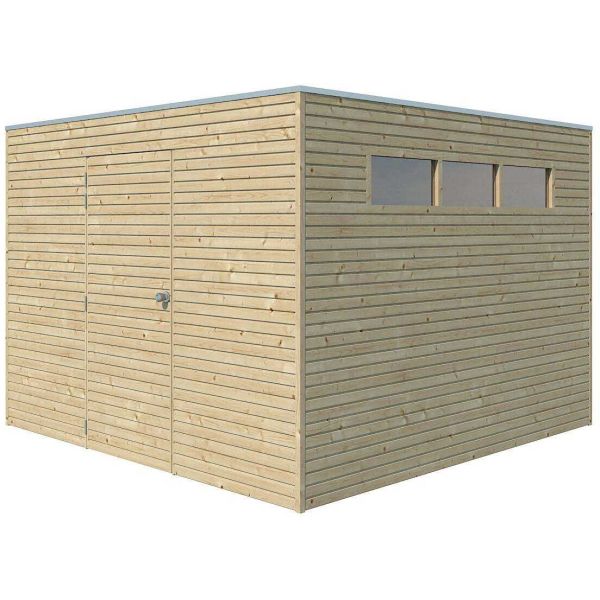 Abri de jardin 300 x 300 cm Qube - 6