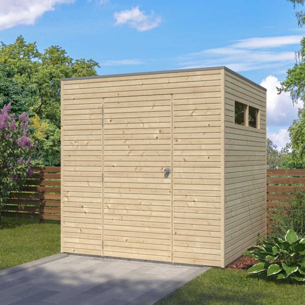 Abri de jardin 210 x 210 cm Qube - GARDENAS