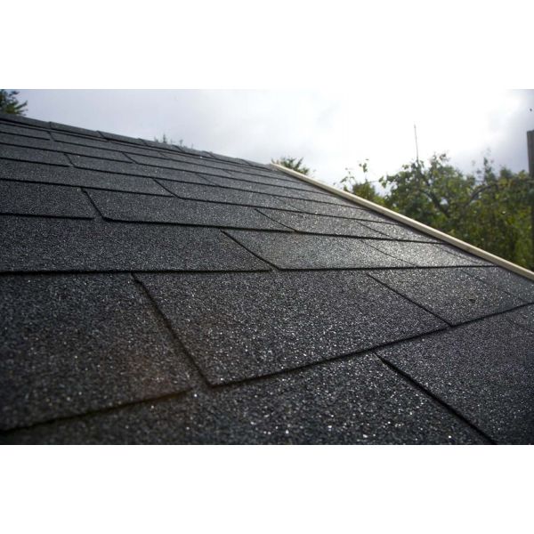 Abri de jardin en bois tanneron (bardeau droit noir)