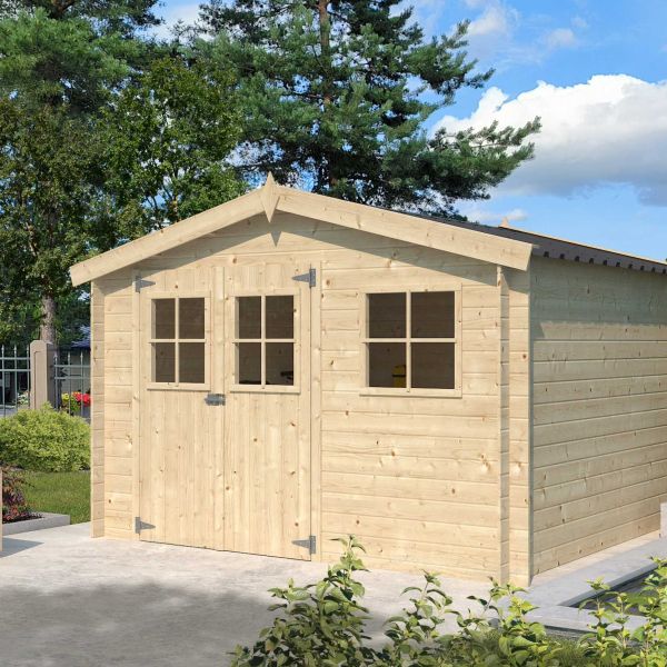 Abri de jardin en bois 7,35 m² Zurich - GARDENAS