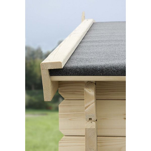 Abri de jardin en bois double pente Falun - 5