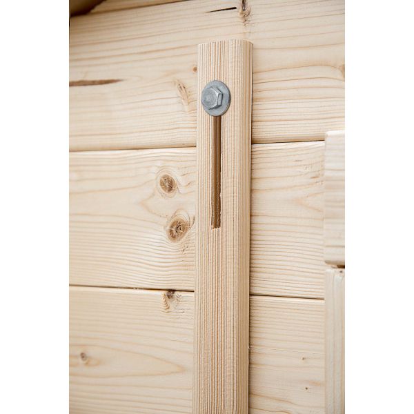 Abri de jardin en bois double pente Falun - 7