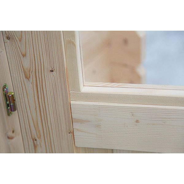 Abri de jardin en bois double pente Falun - 11