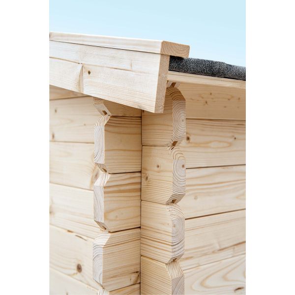 Abri de jardin en bois double pente Falun - 5