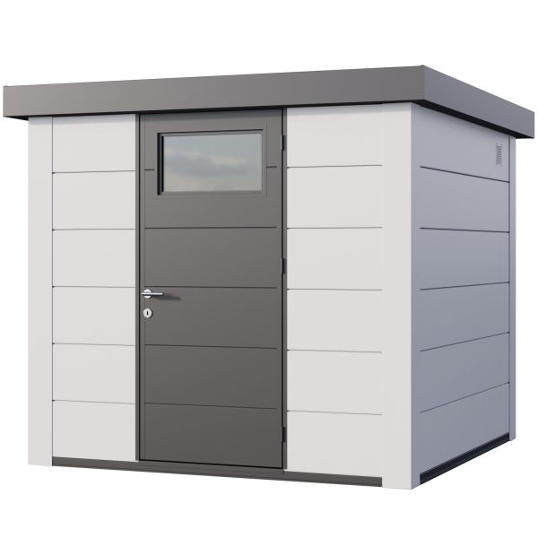 Abri de jardin moderne en acier porte simple 5,7 m² Eleganto 2424