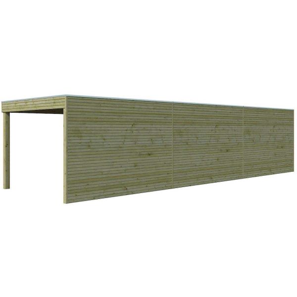 Abri de jardin traité 300 x 300 cm Qube - 5