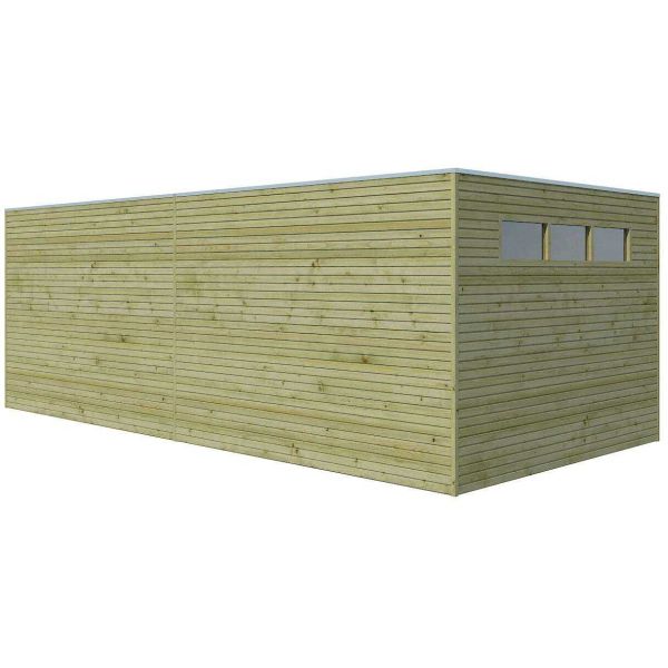 Abri de jardin traité 300 x 300 cm Qube - 7