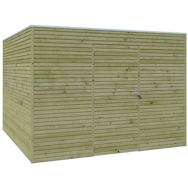 Abri de jardin traité 300 x 300 cm Qube
