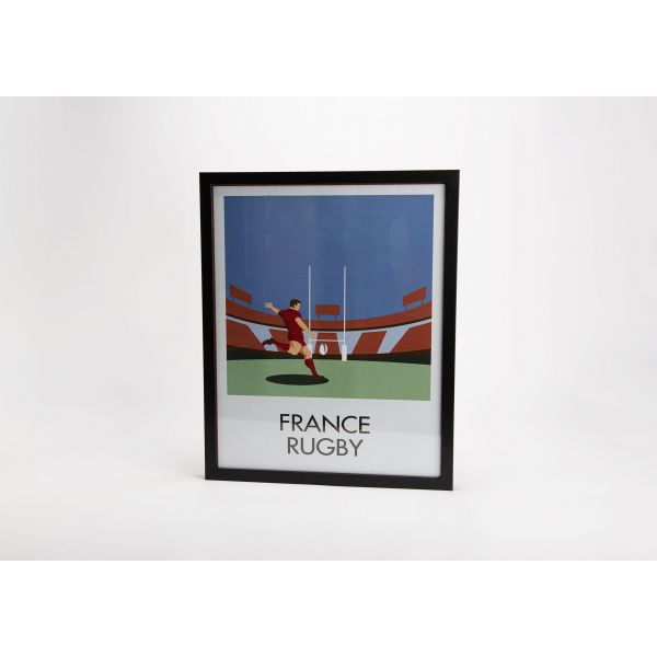 Affiche France rugby 40 x 50 cm - AMADEUS