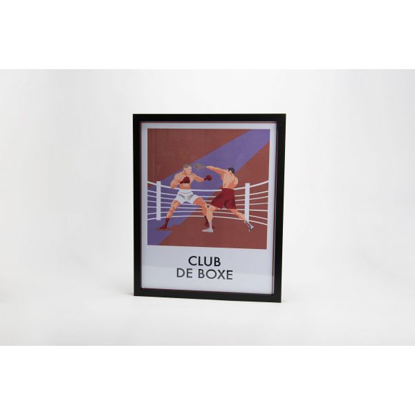 Affiche club de boxe 40 x 50 cm - AMADEUS