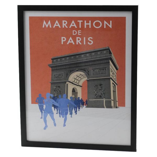 Affiche marathon de Paris 40x50 cm