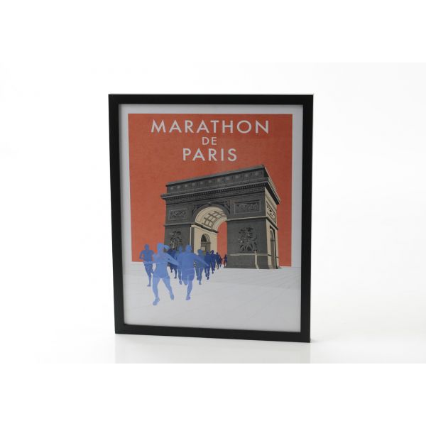Affiche marathon de Paris 40x50 cm - AMADEUS