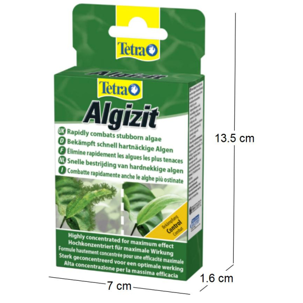 Agent anti-algues en algues en comprimés Tetra Agizit 10 comprimés - TETRA