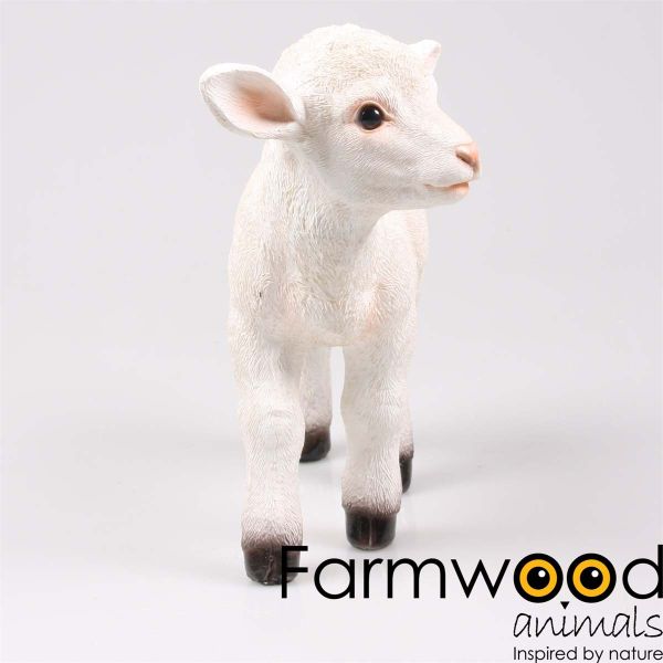 Agneau blanc en résine - Farmwood animals