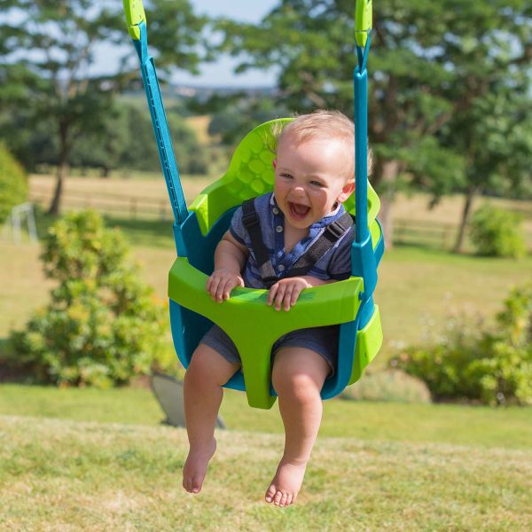 Aire de jeux en bois avec glissière et portique Kingswood - 11