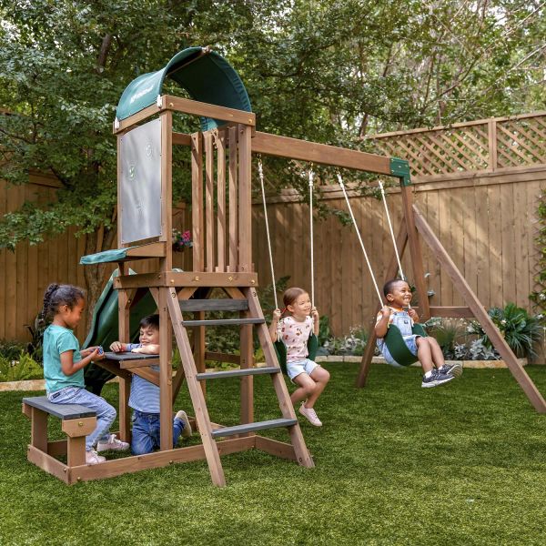 Aire de jeux avec toboggan et balançoires Wilderness Point - 589