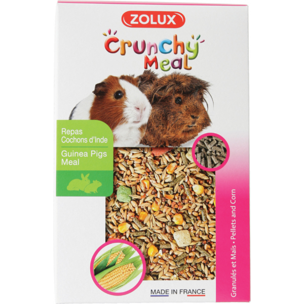 Aliment pour cochons d'Inde Crunchy meal 800 gr - ZOLUX