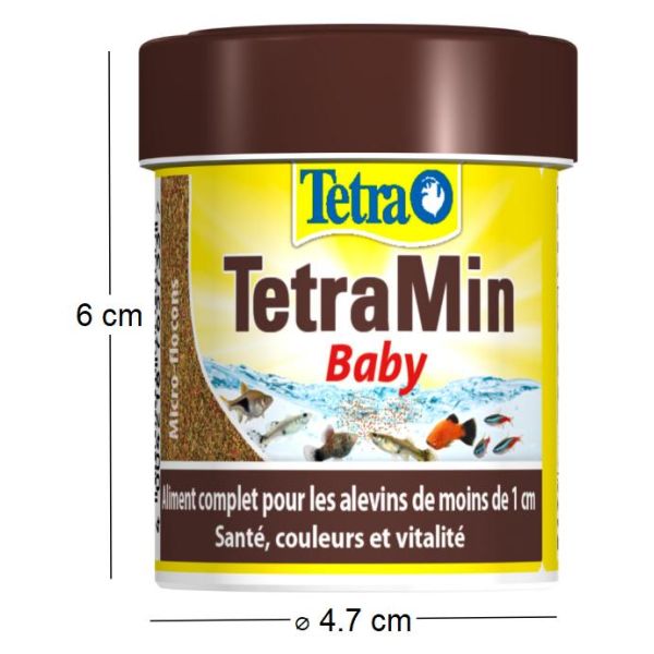 Aliment complet Tetra Tetramin baby 66ml - TETRA