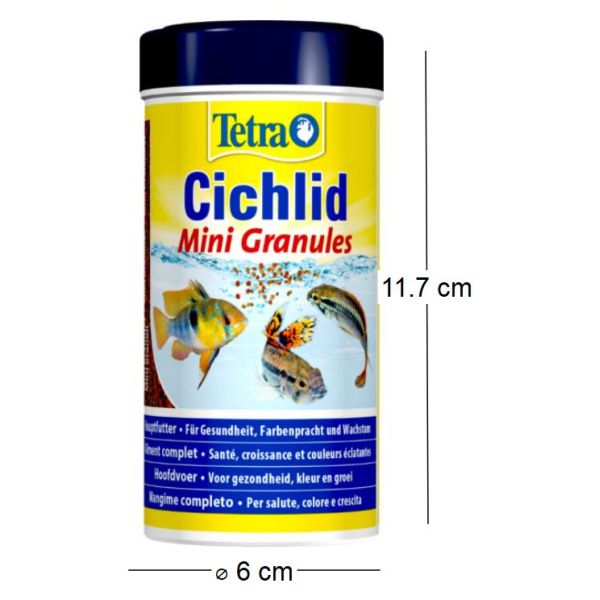 Aliment complet Tetra cichlid mini gran 250 ml - TETRA