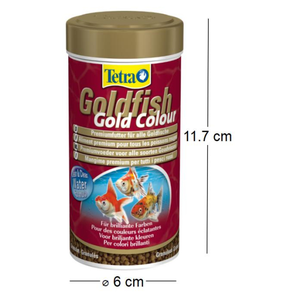 Aliment complet Tetra goldfish gold color 250 ml - TETRA