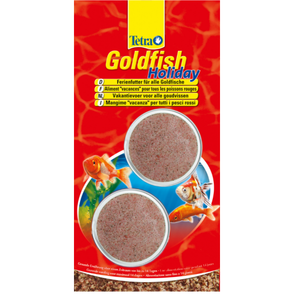 Aliment complet Tetra goldfish holiday 2x12 gr - TETRA