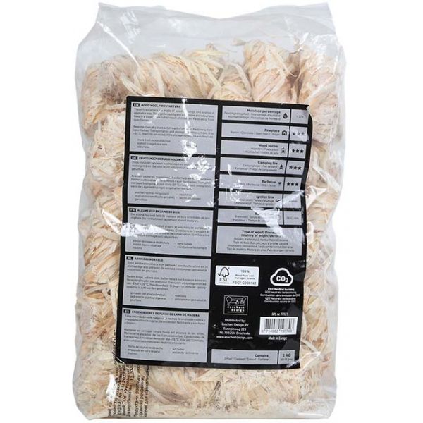 Allume-feu laine de bois 80-85 pièces - 9,90