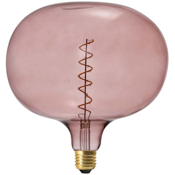 Ampoule led vintage bulle 22 x 22.5 cm (rose)