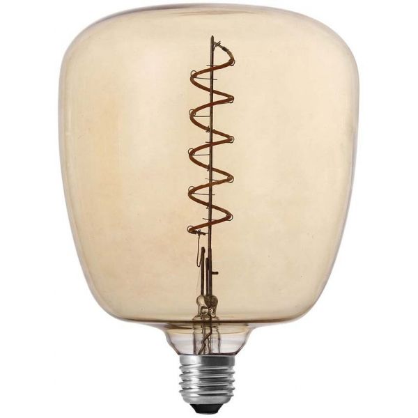 Ampoule carrée LED ambré 14 cm
