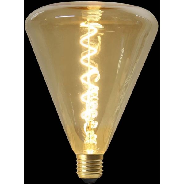 Ampoule pyramide LED ambré 19 cm - CMP-1800