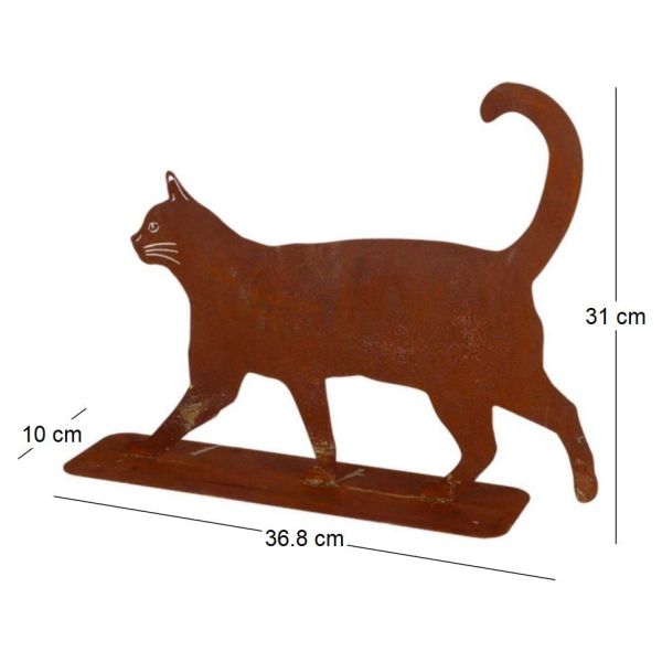 Animal de compagnie décoratif en métal rouillé - ESS-1898