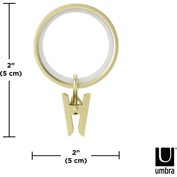 Anneaux à pinces Cappa (Lot de 7) - UMB-0696
